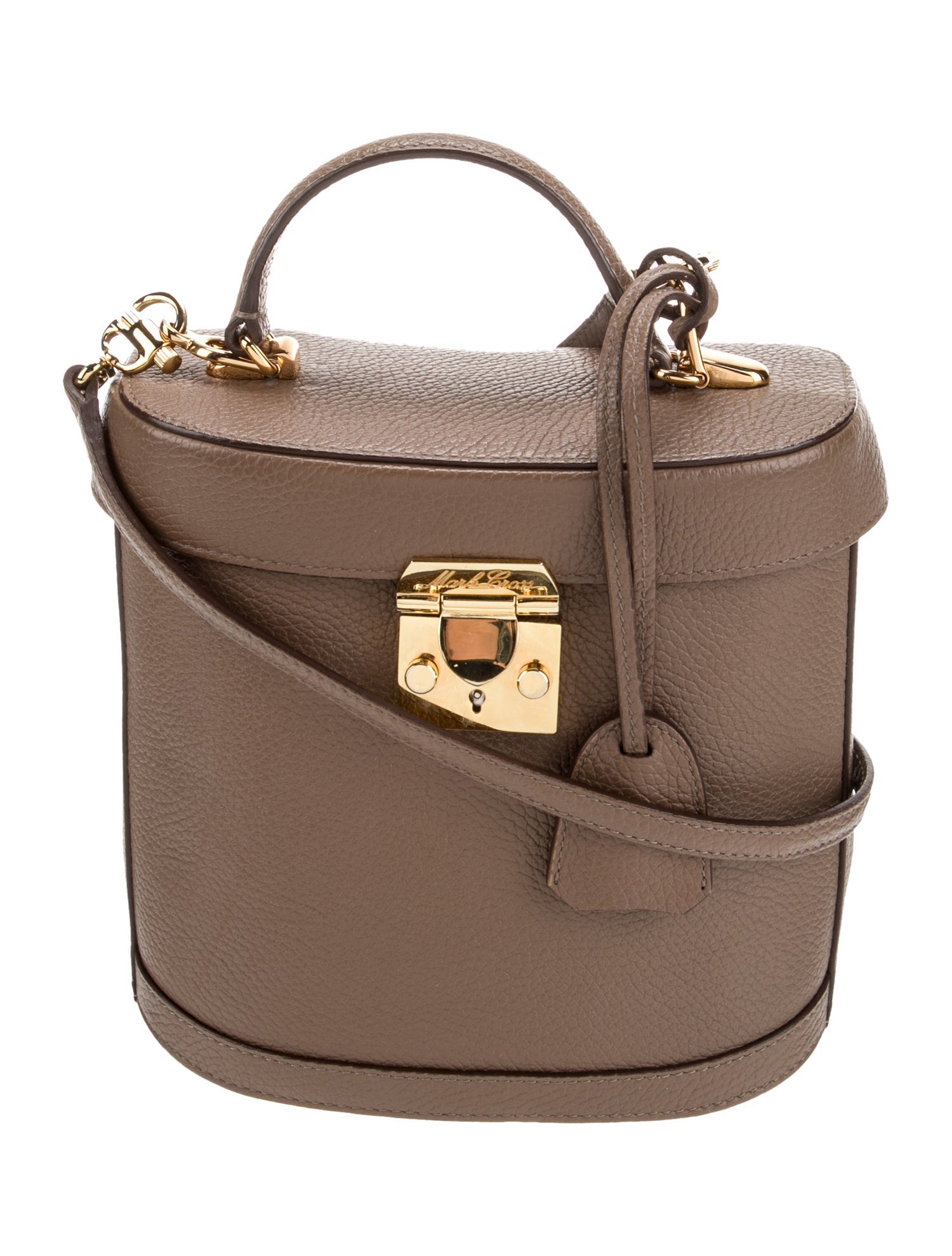 Mark Cross Leather Top Handle Bag