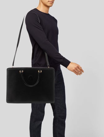 Mark Cross Saffiano Leather Briefcase