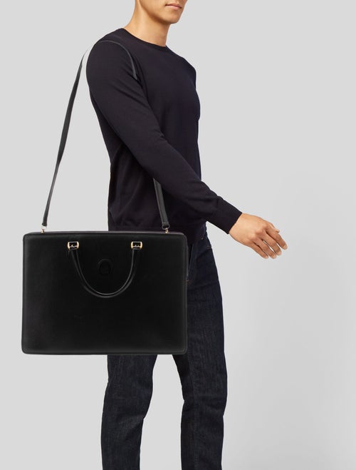 Mark Cross Saffiano Leather Briefcase