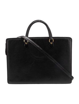 Mark Cross Saffiano Leather Briefcase