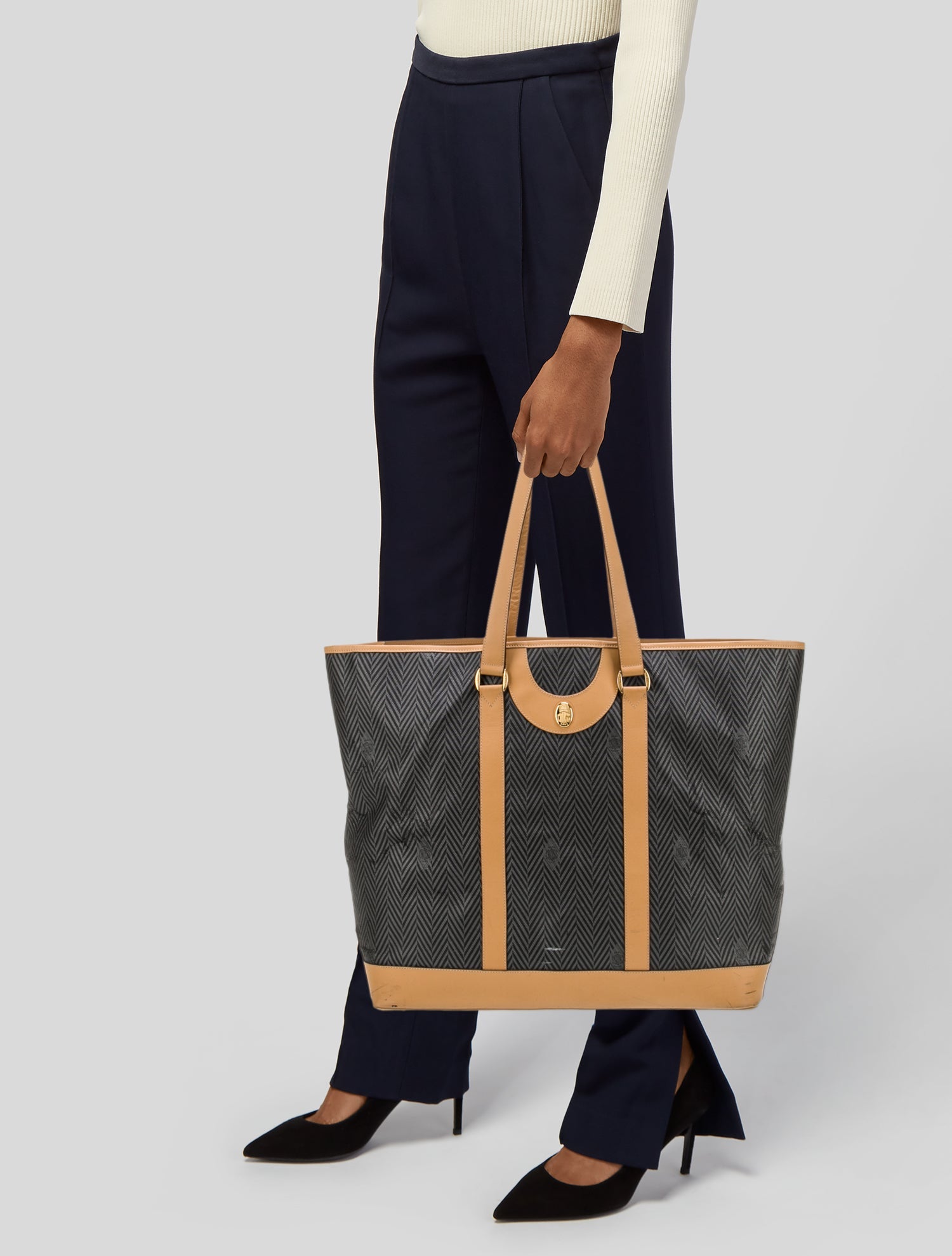 Mark Cross Leather Tote