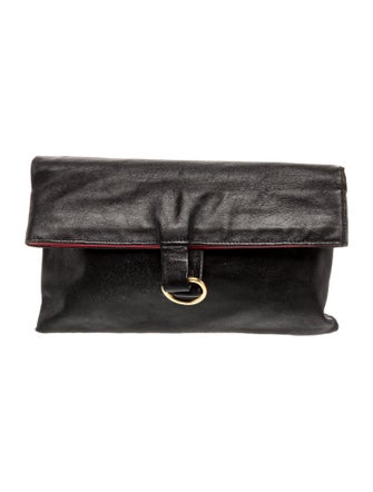 Mark Cross Leather Clutch