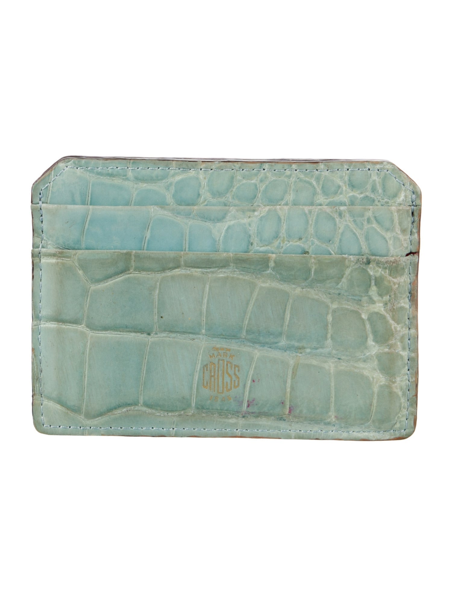 Mark Cross Leather Card Holder