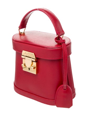 Mark Cross Saffiano Leather Top Handle Bag