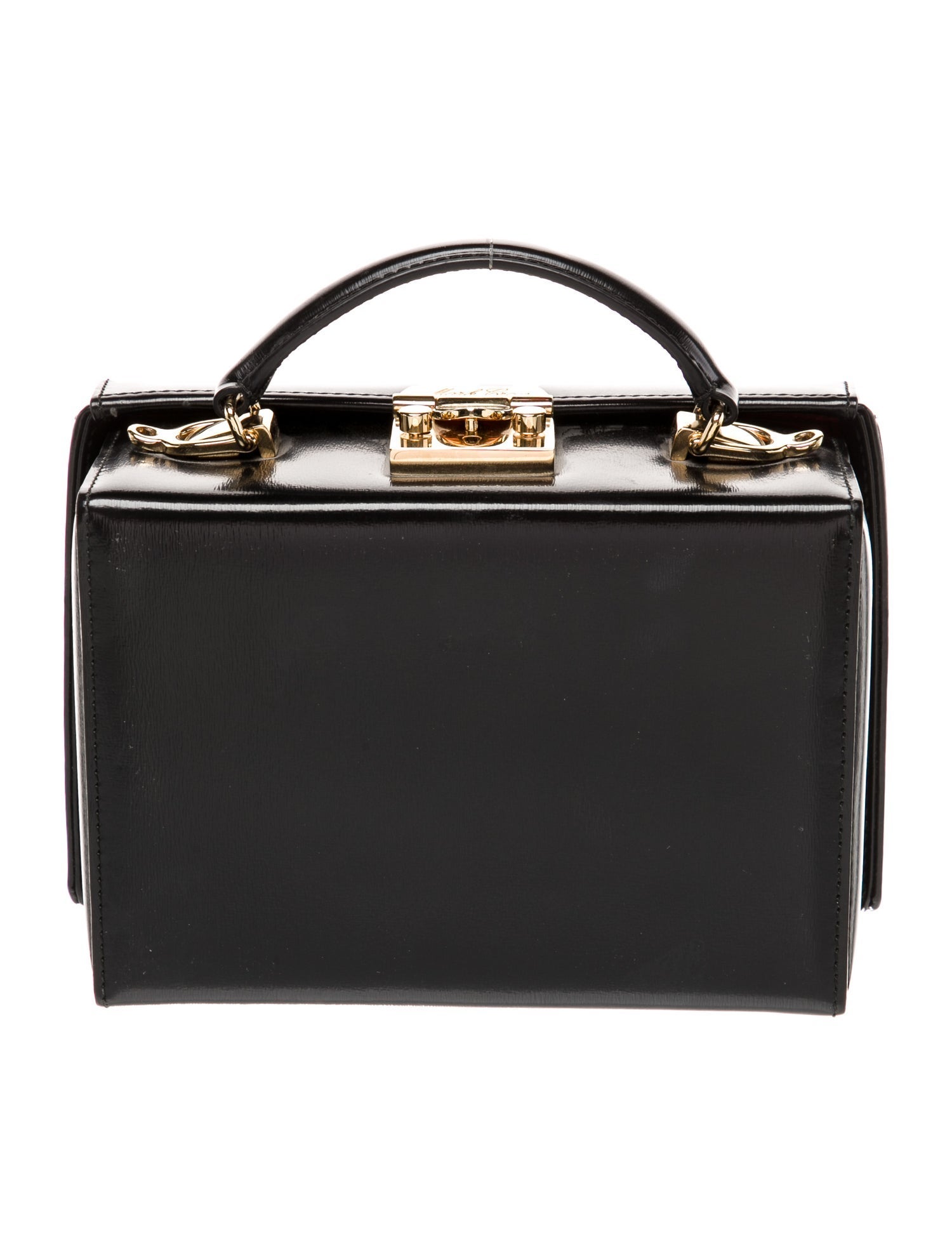 Mark Cross Leather Top Handle Bag