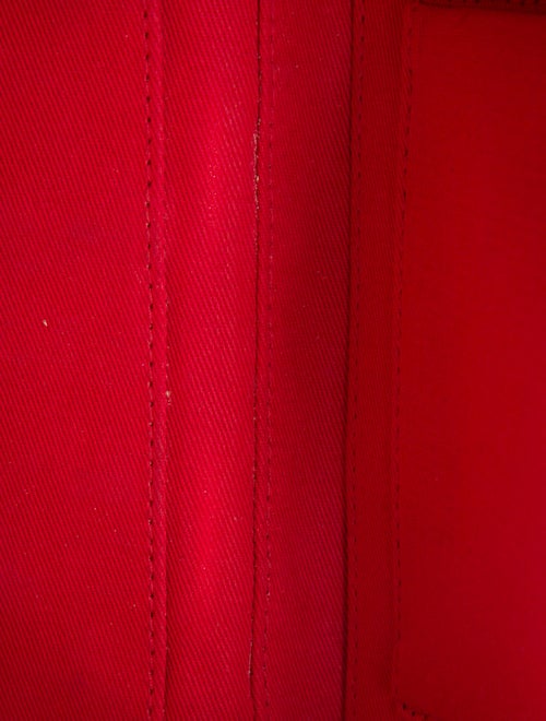 Mark Cross Straw Top Handle Bag