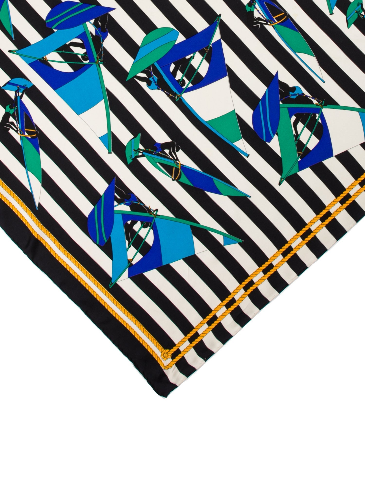 Mark Cross Silk Printed Scarf
