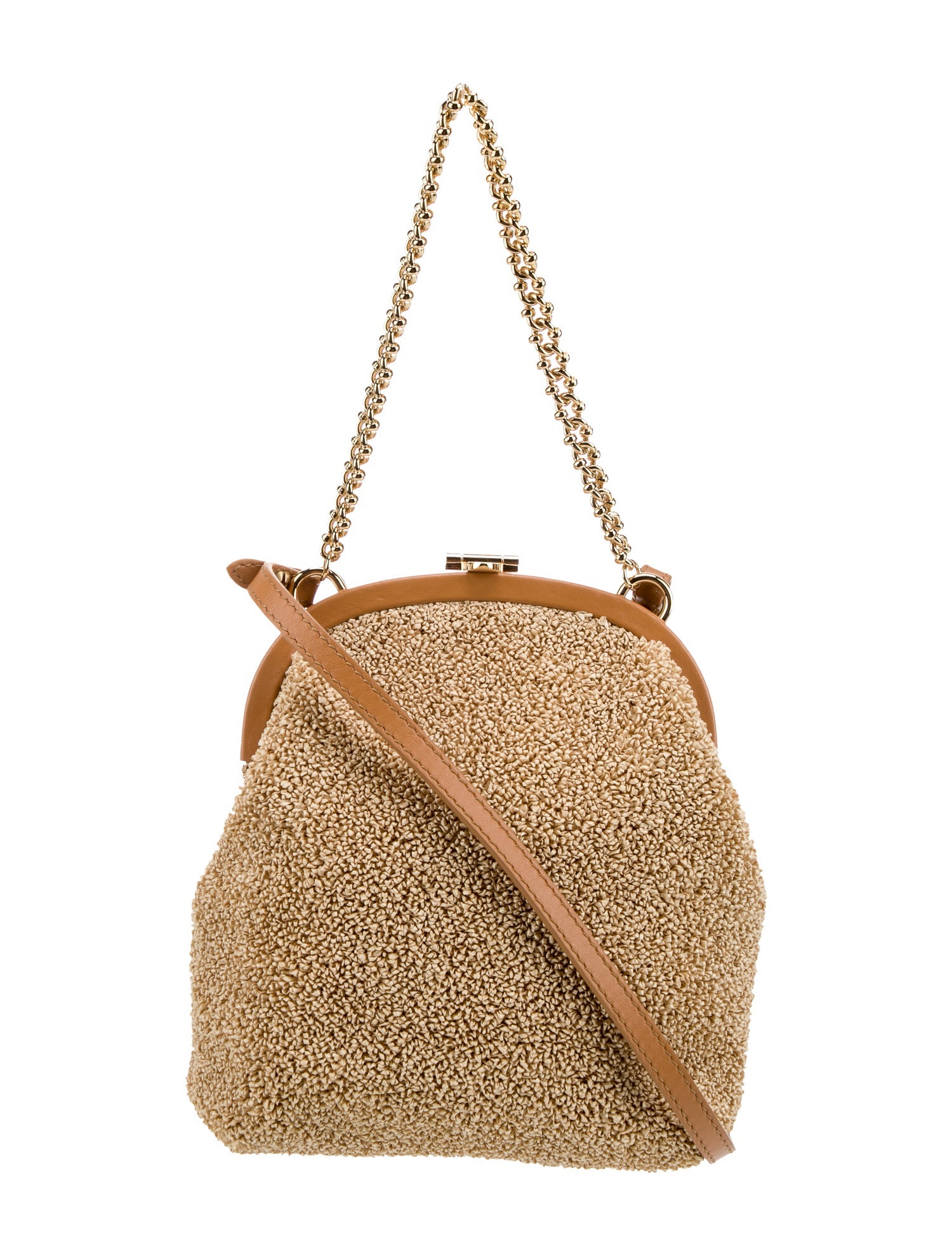 Mark Cross Raffia Evening Bag