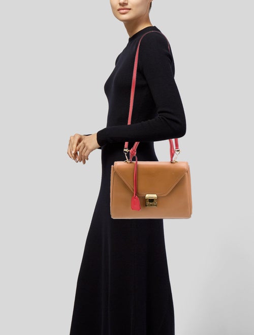 Mark Cross Leather Top Handle Bag