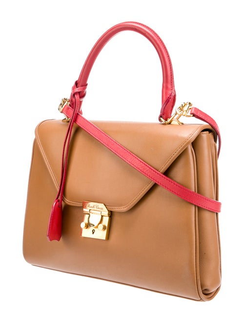 Mark Cross Leather Top Handle Bag