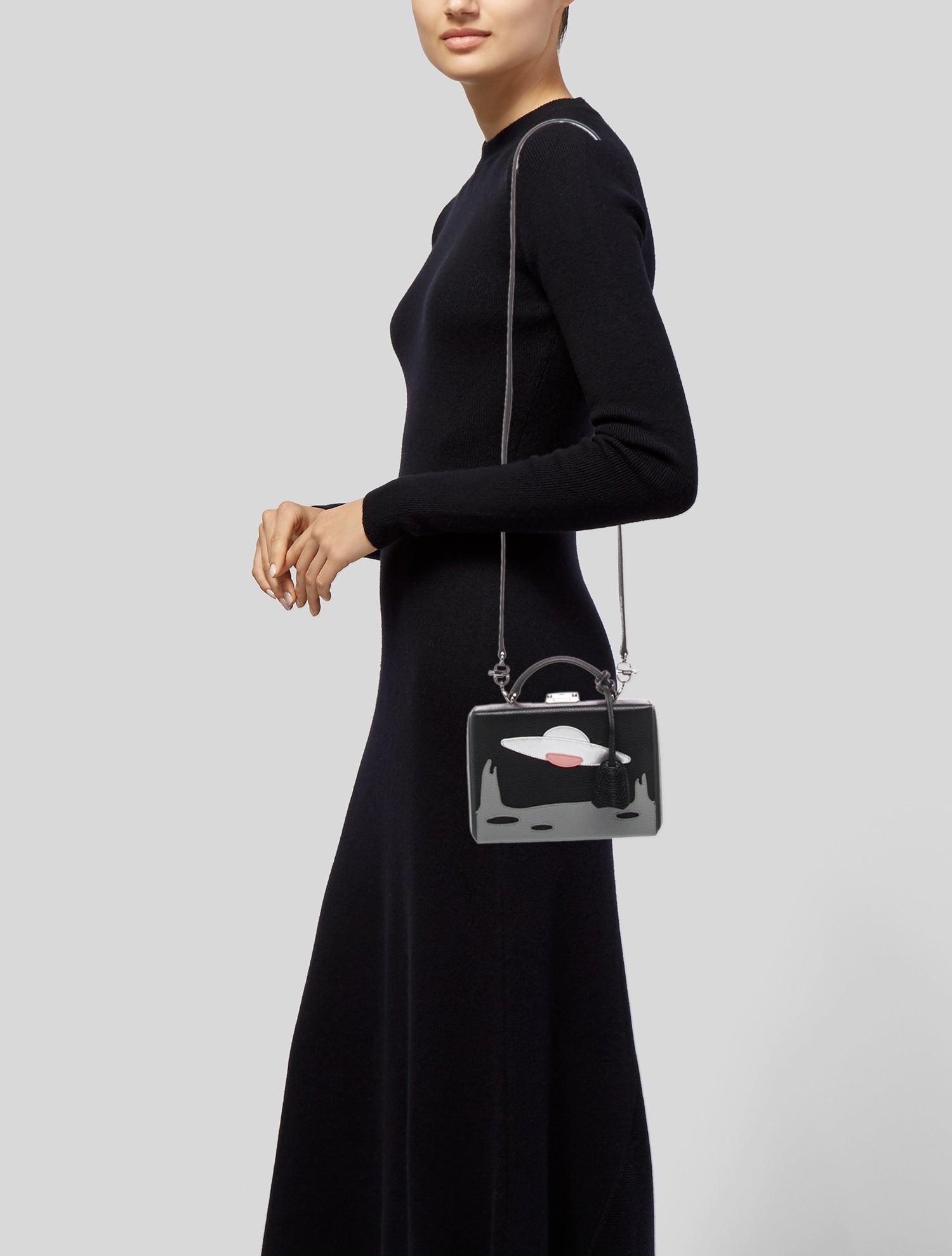 Mark Cross Leather Top Handle Bag