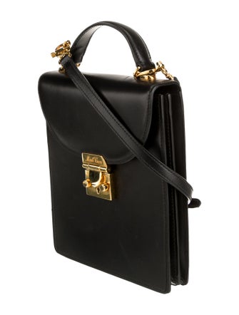 Mark Cross Leather Top Handle Bag