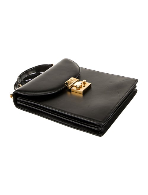 Mark Cross Leather Top Handle Bag