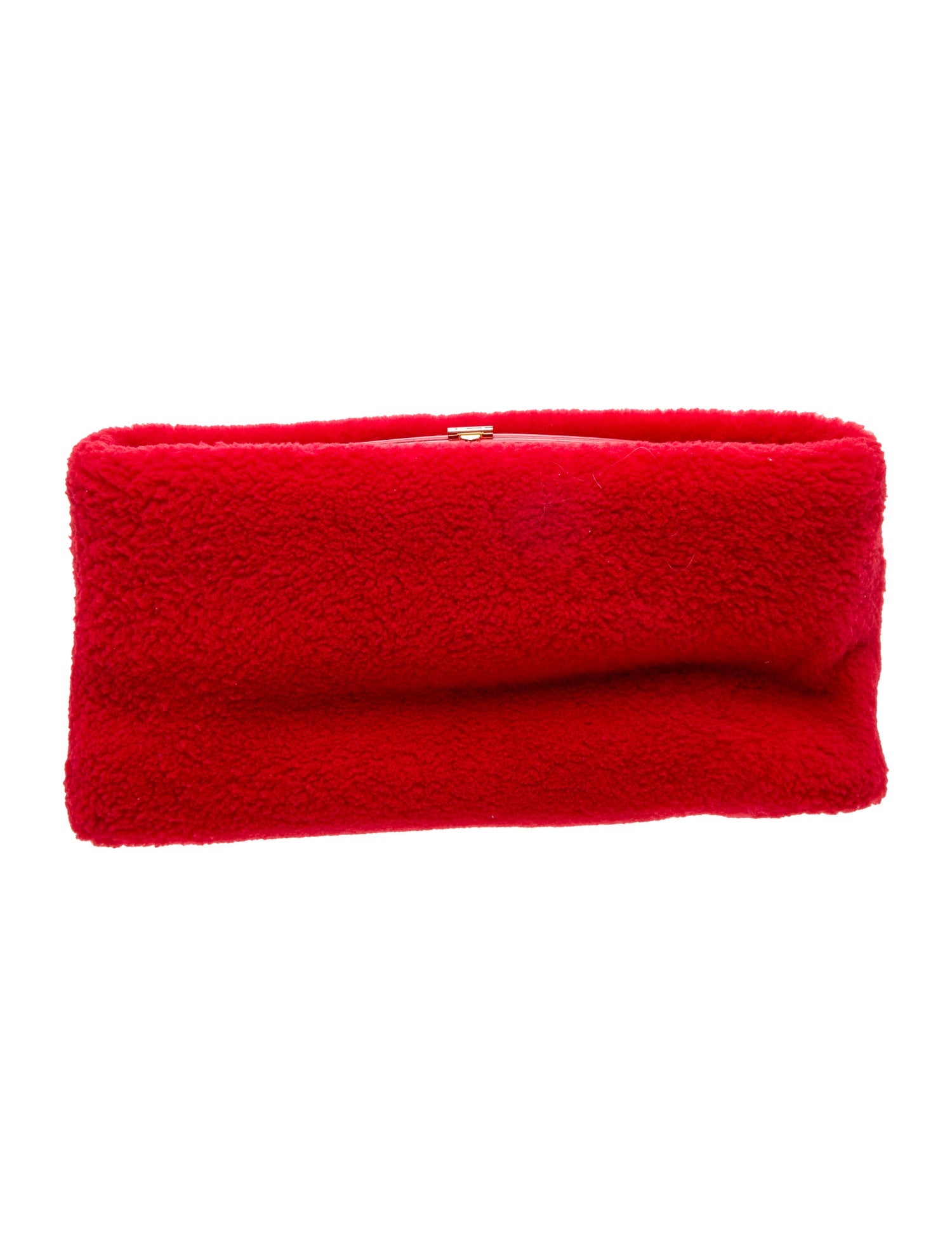 Mark Cross Lambswool Clutch