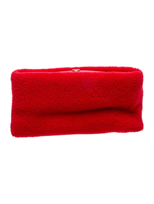 Mark Cross Lambswool Clutch