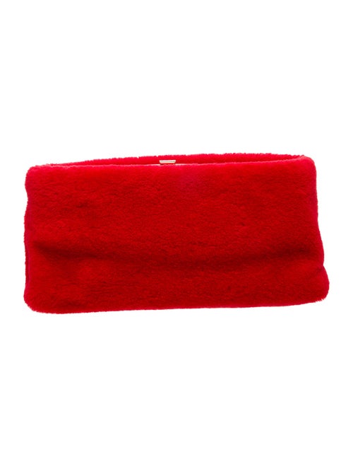 Mark Cross Lambswool Clutch