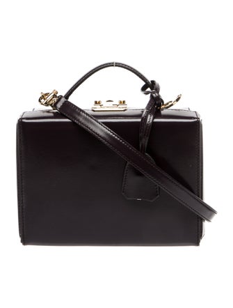 Mark Cross Patent Leather Top Handle Bag
