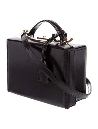 Mark Cross Patent Leather Top Handle Bag