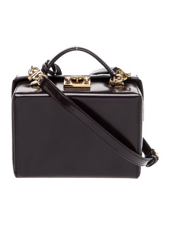 Mark Cross Patent Leather Top Handle Bag