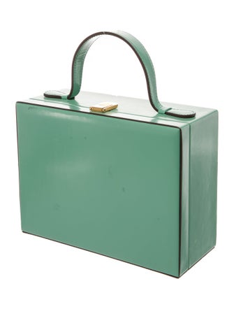 Mark Cross Leather Top Handle Bag