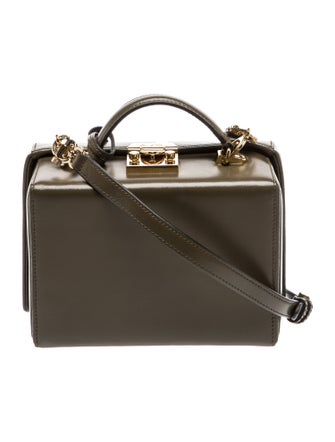 Mark Cross Leather Top Handle Bag