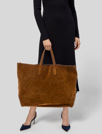 Mark Cross Suede Garment Bag