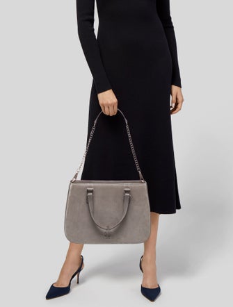 Mark Cross Leather Top Handle Bag