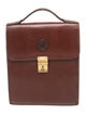 Mark Cross Leather Briefcase Vertical