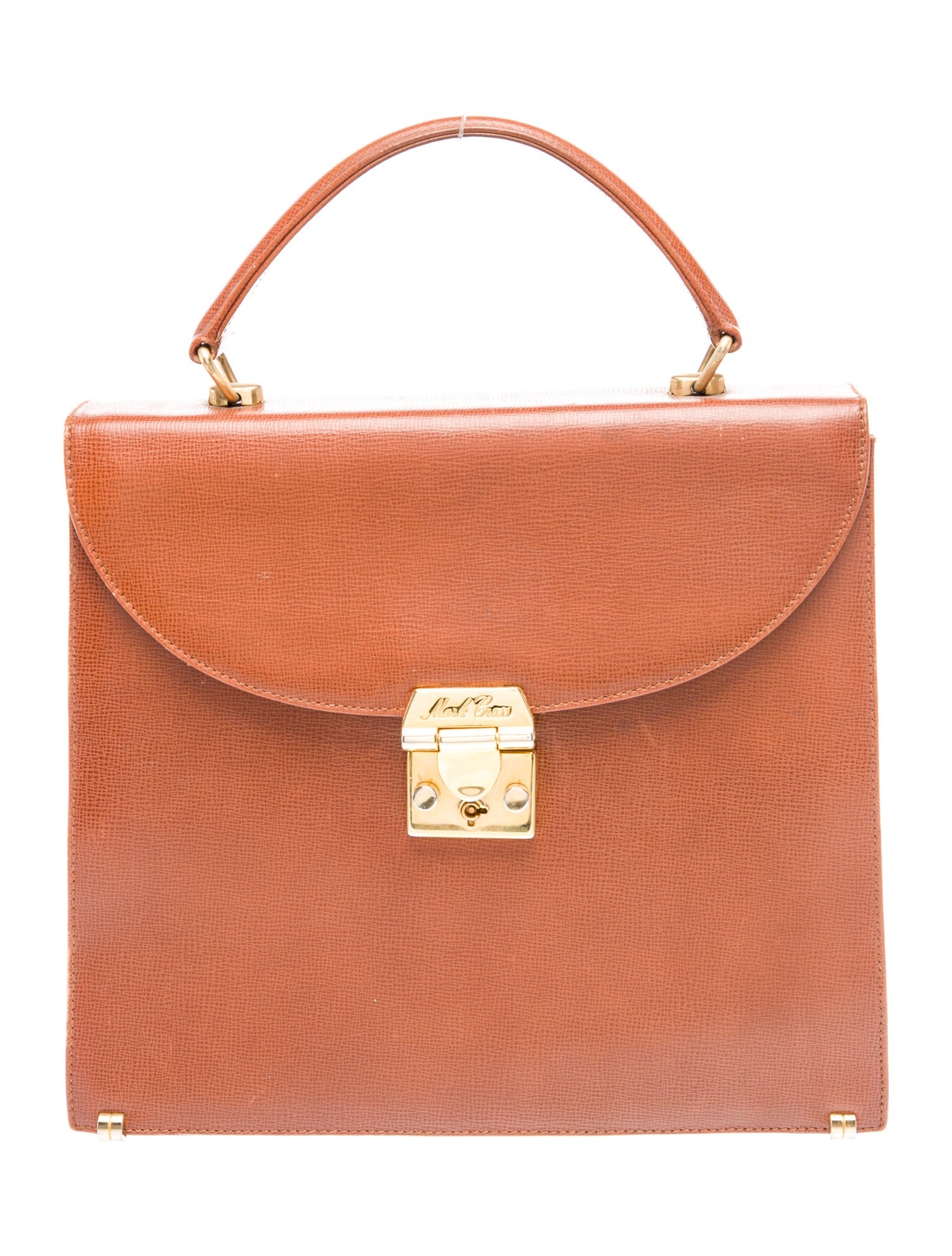 Mark Cross Leather Top Handle Bag