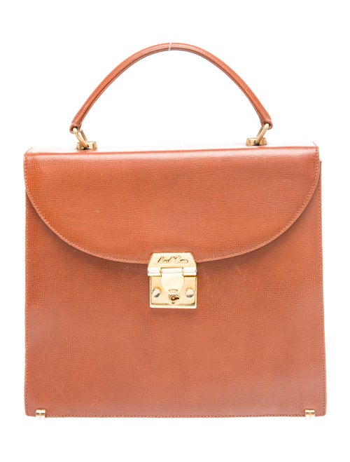 Mark Cross Leather Top Handle Bag