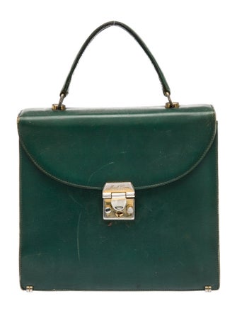 Mark Cross Leather Top Handle Bag
