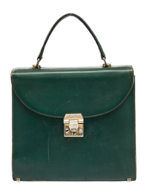 Mark Cross Leather Top Handle Bag