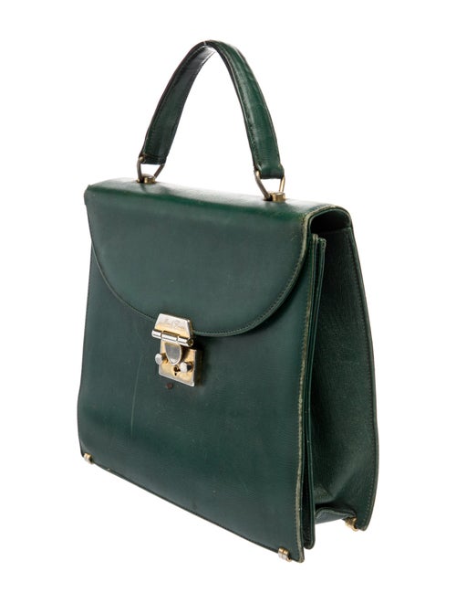 Mark Cross Leather Top Handle Bag