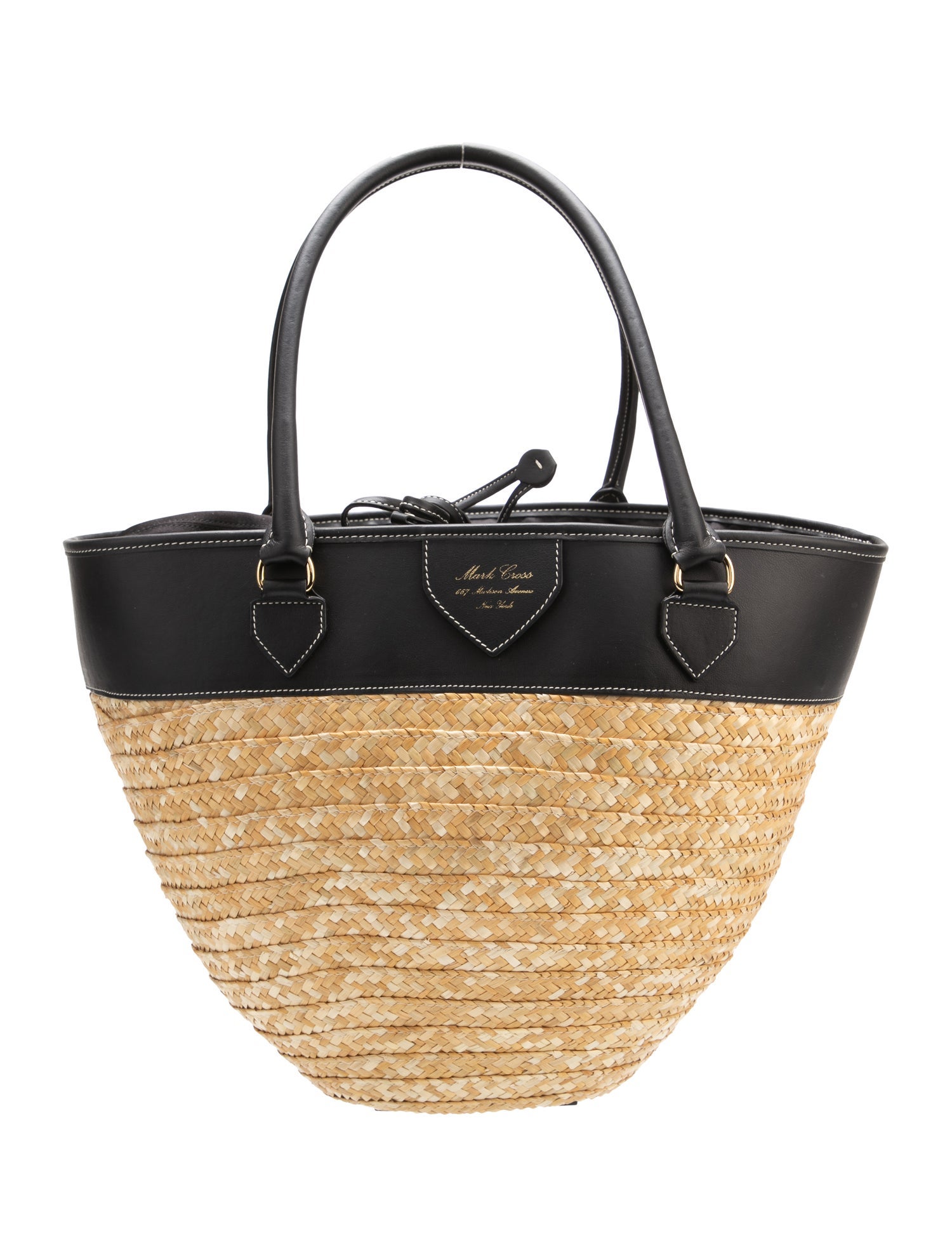 Mark Cross Raffia Tote