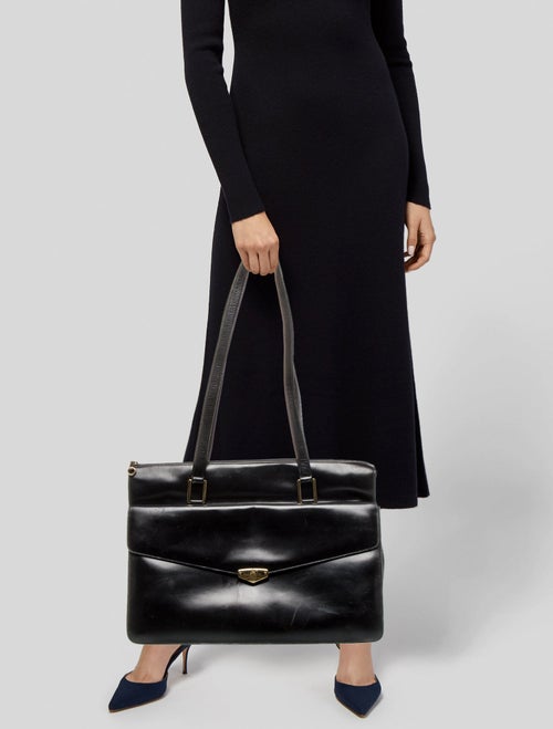 Mark Cross Leather Top Handle Bag