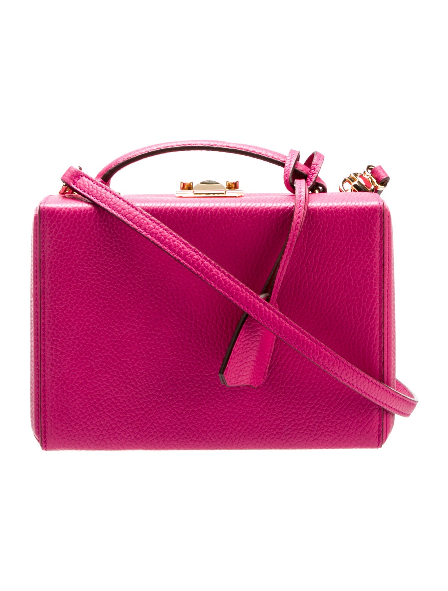 Mark Cross Leather Top Handle Bag