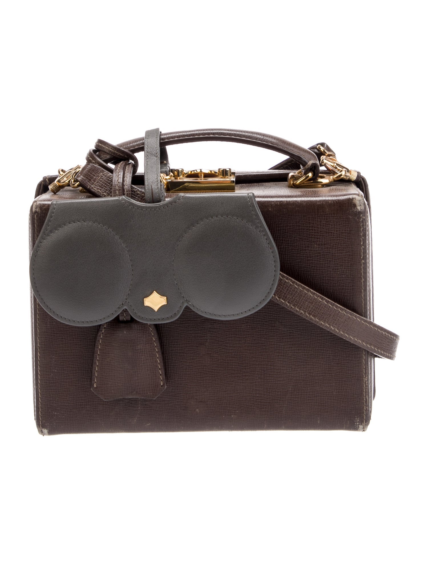 Mark Cross Leather Shoulder Bag