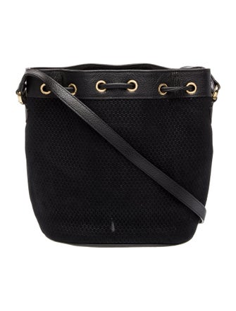 Mark Cross Leather Bucket Bag