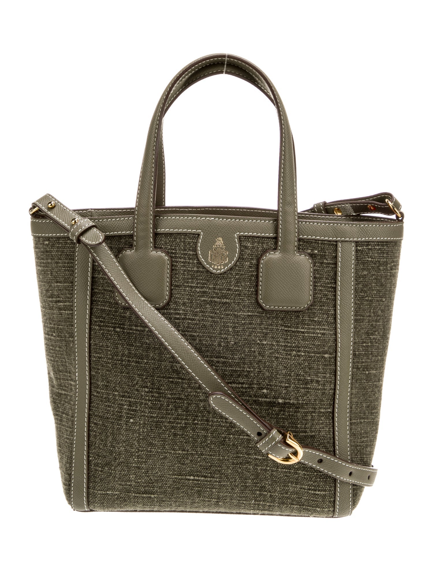 Mark Cross Canvas Top Handle Bag