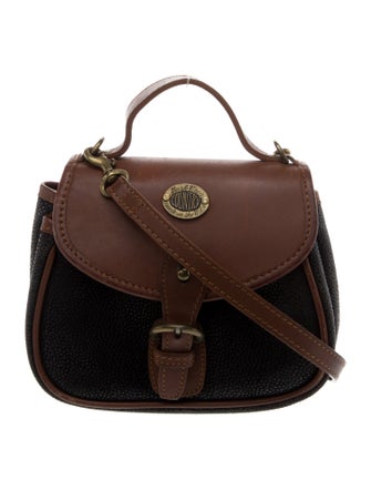 Mark Cross Leather Top Handle Bag
