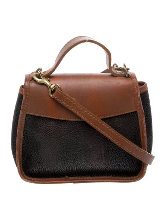 Mark Cross Leather Top Handle Bag