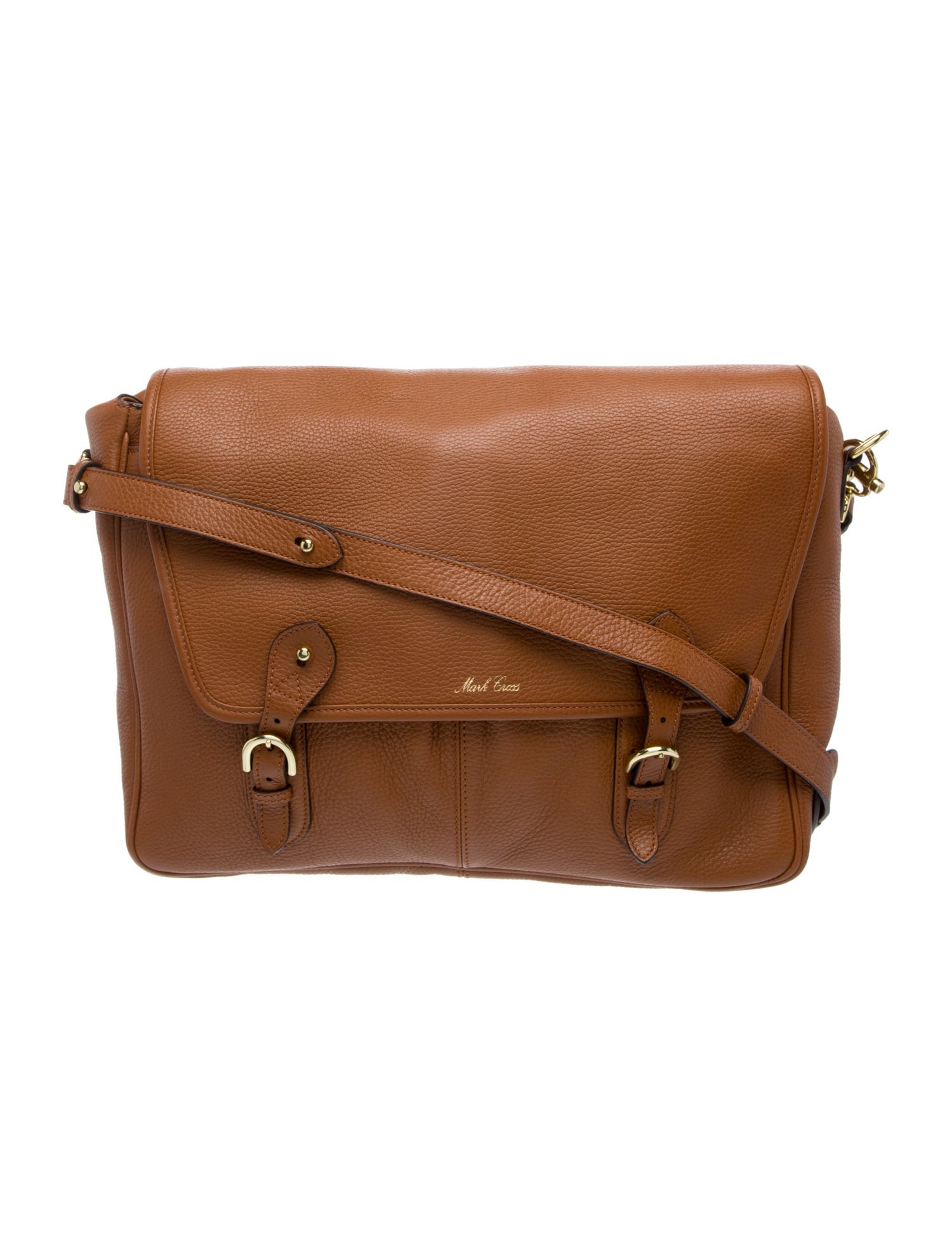 Mark Cross Leather Messenger Bag