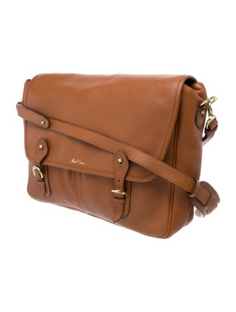 Mark Cross Leather Messenger Bag