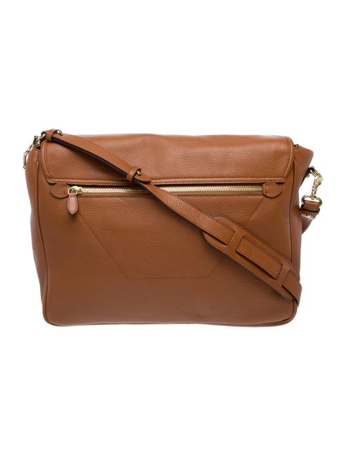 Mark Cross Leather Messenger Bag