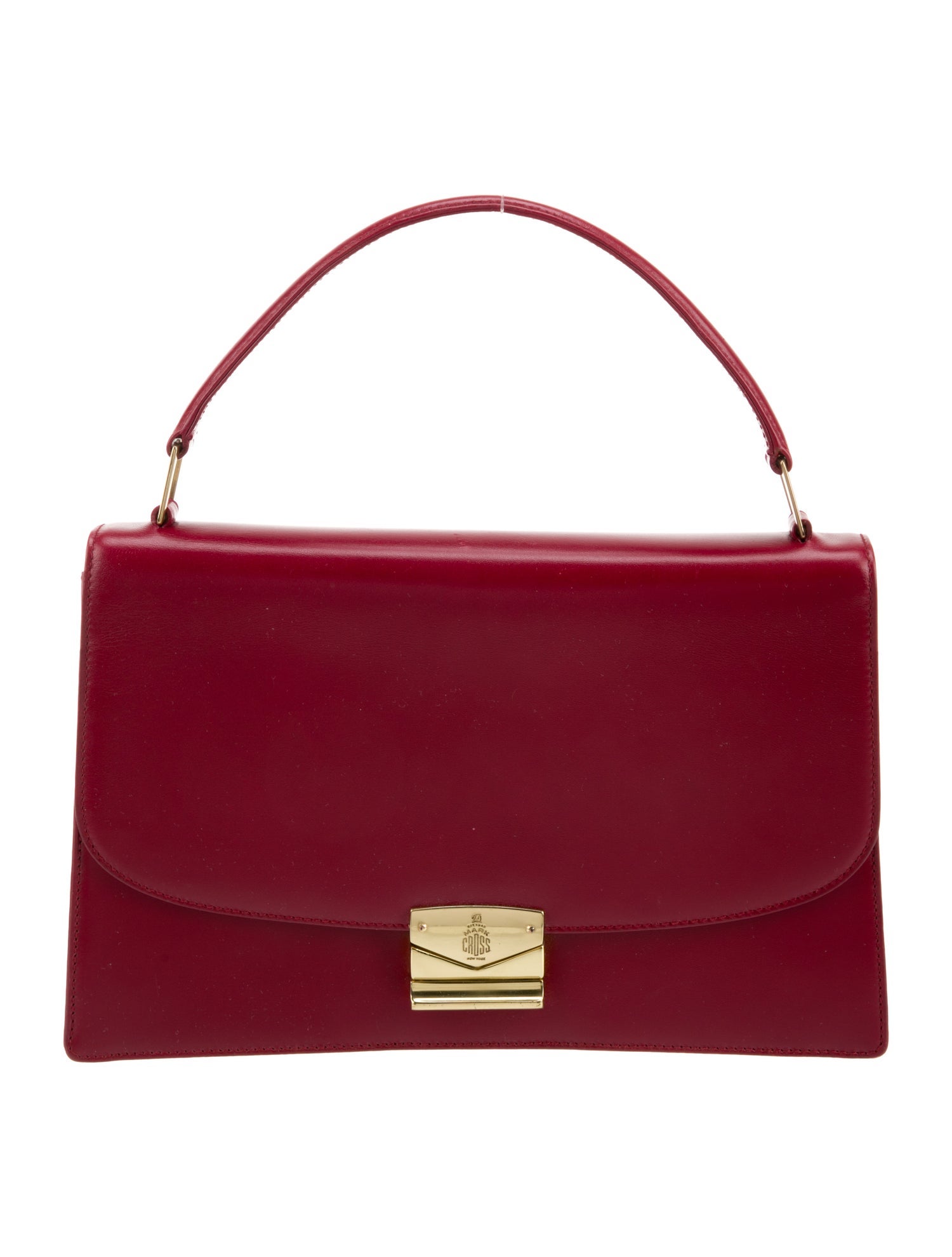 Mark Cross Leather Top Handle Bag