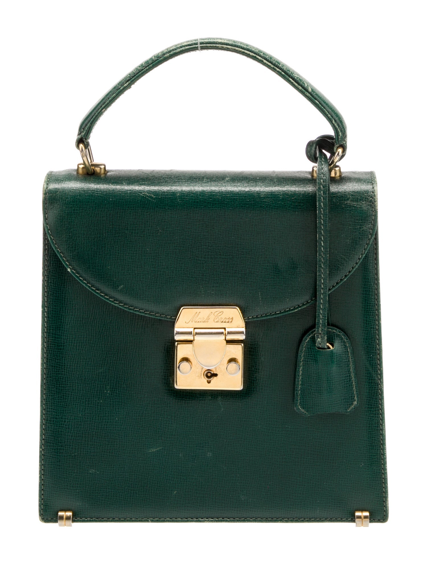 Mark Cross Leather Top Handle Bag