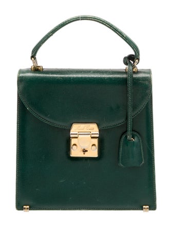 Mark Cross Leather Top Handle Bag