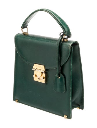 Mark Cross Leather Top Handle Bag