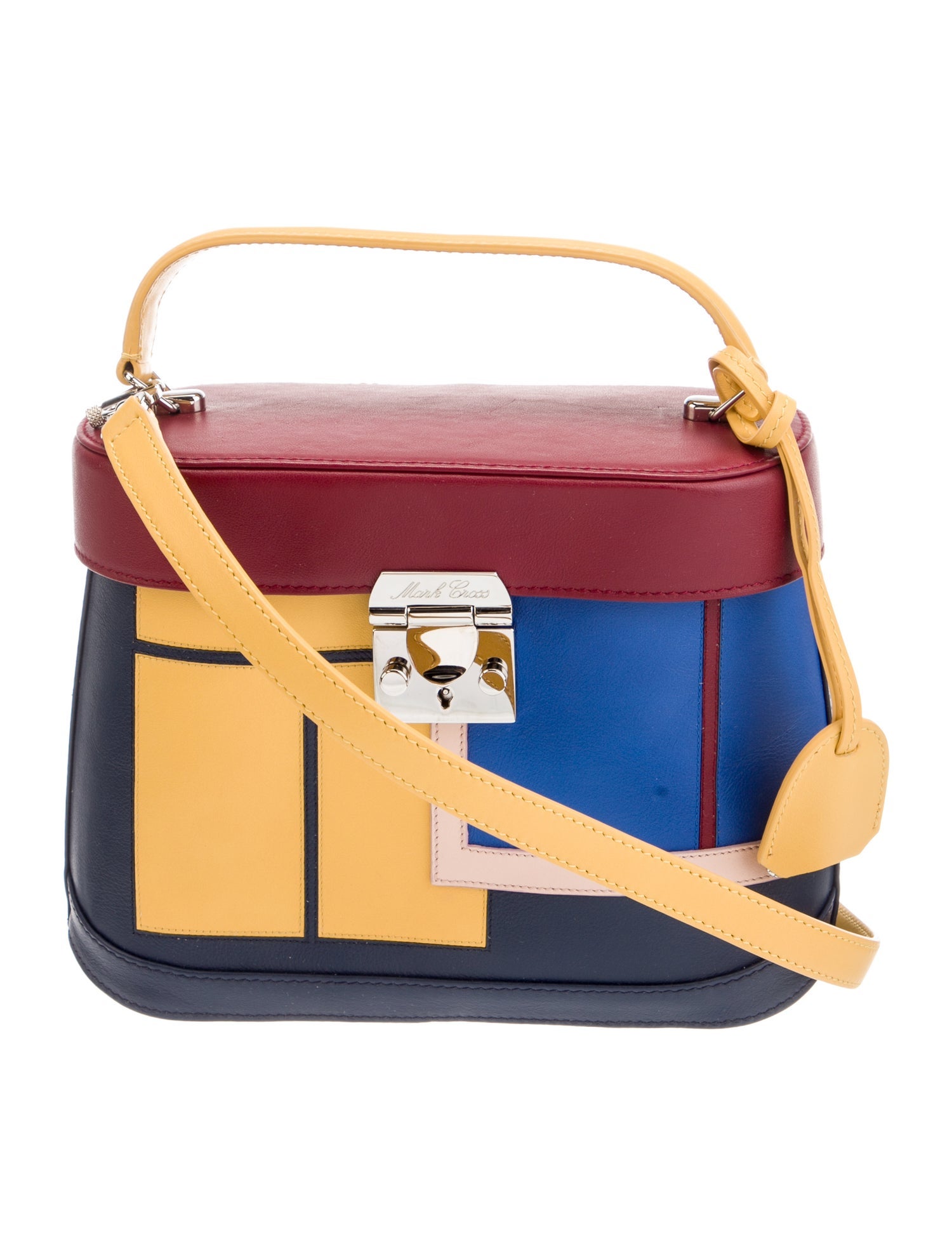 Mark Cross Leather Top Handle Bag