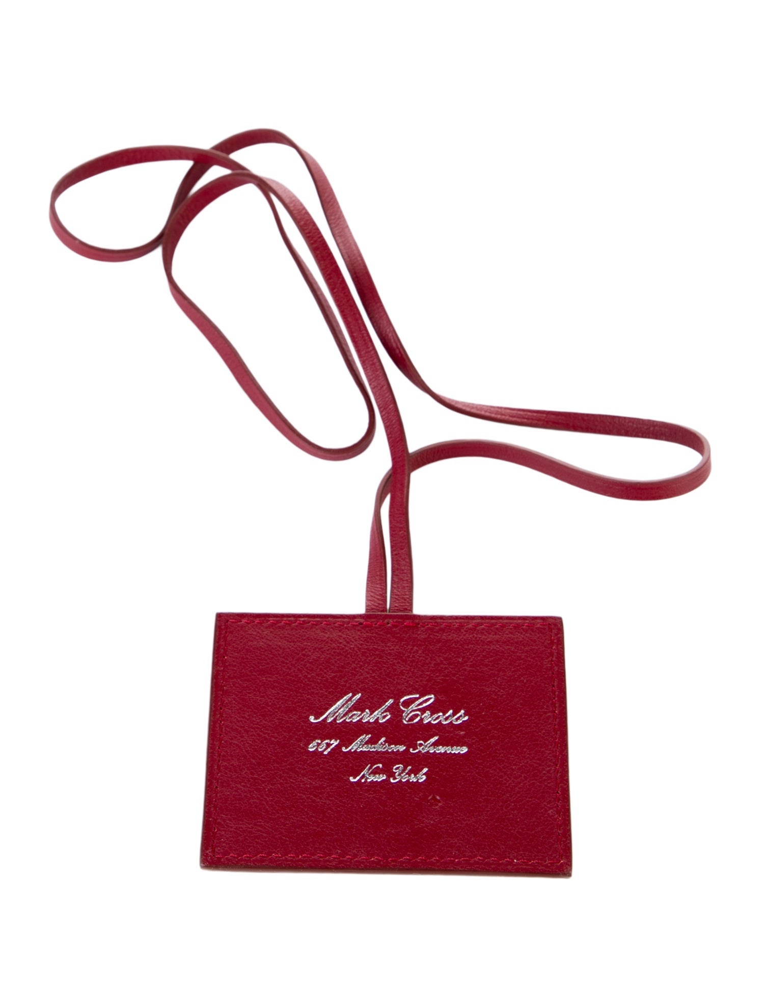 Mark Cross Leather Bag Charm